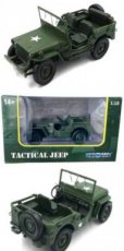 1/18 1941 Willy Jeep, army green