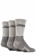 3 Pair Luxury Terrain Socks Ecru - Size 39-45