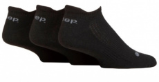 Cushioned Trainer socks - 3 Pc - Size 39/45 Black