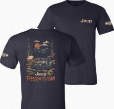 Jeep® Freedom To Roam T-Shirt - Navy Blue Jeep® Freedom To Roam T-Shirt - Navy Blue