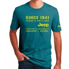 Jeep® Stencil T-shirt - color Heather Teal