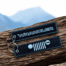 Keychain - Jeep Wrangler - Stitched Keychain - Jeep Wrangler - Stitched