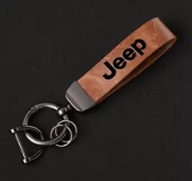 Keychain Leather Brown or Black Keychain Leather Brown or Black