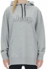 Ladies Hooded sweatshirt - Light Grey/Black Ladies Hooded sweatshirt - Light Grey/Black