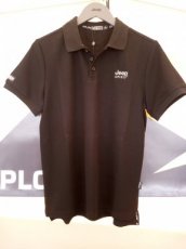 Polo Jeep Spirit logo cotton - Color Black