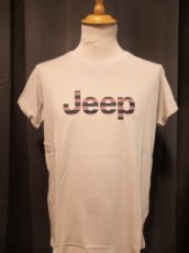T-shirt Ecru/Rose Jeep logo - Large