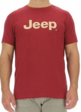 T-Shirt Jeep Logo - Color Dark Red T-Shirt Jeep Logo - Color Dark Red