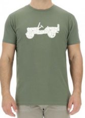 T-Shirt Silhoutte Willys - Color Military Green T-Shirt Silhoutte Willys - Color Military Green